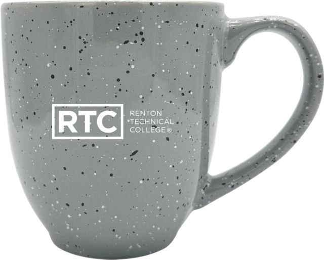 Renton Technical College 16 oz. Laser Engraved Bistro Mug