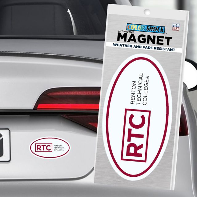 Renton Technical College 4" x 4" Magnet