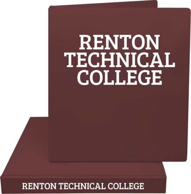 Renton Technical College 1'' Vinyl Binder