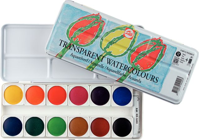 Royal Talens OPAQUE WATERCOLOURS 12-Color Set