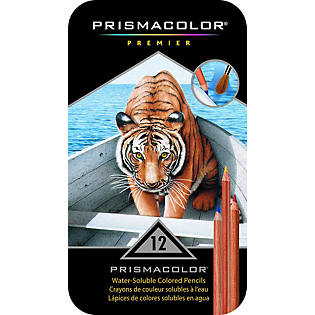 Prismacolor Watercolor Pencils 12 Color Tin: New Trier High School