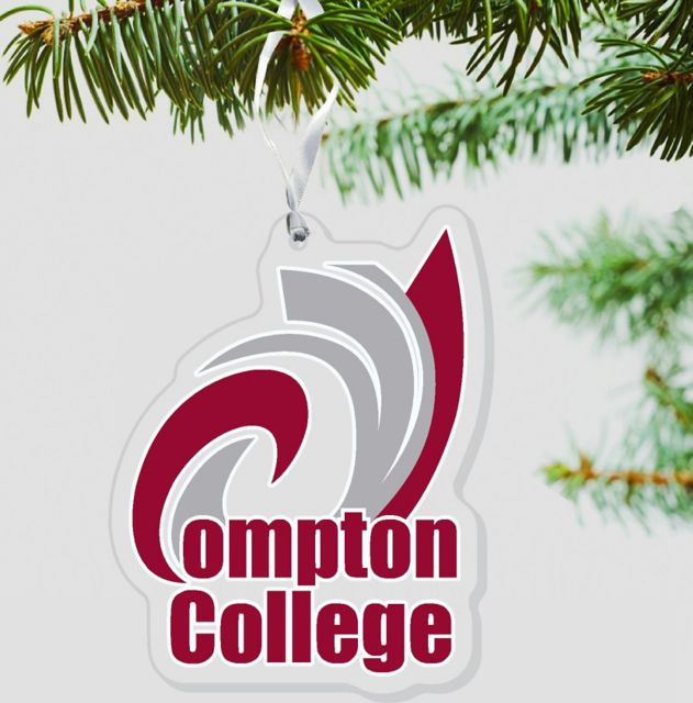 Compton College 3 x 4 Ornament
