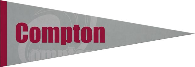 Compton College 5x15 Pennant