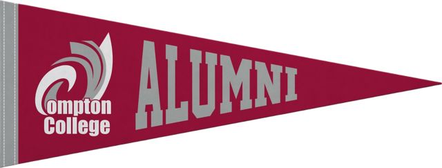 Compton College 9x24 Pennant