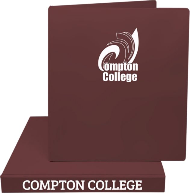 Compton College 1'' Vinyl Binder