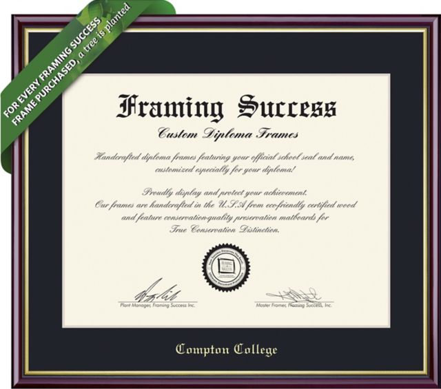 Compton College 8'' x 10'' Value Price Academic Diploma Frame