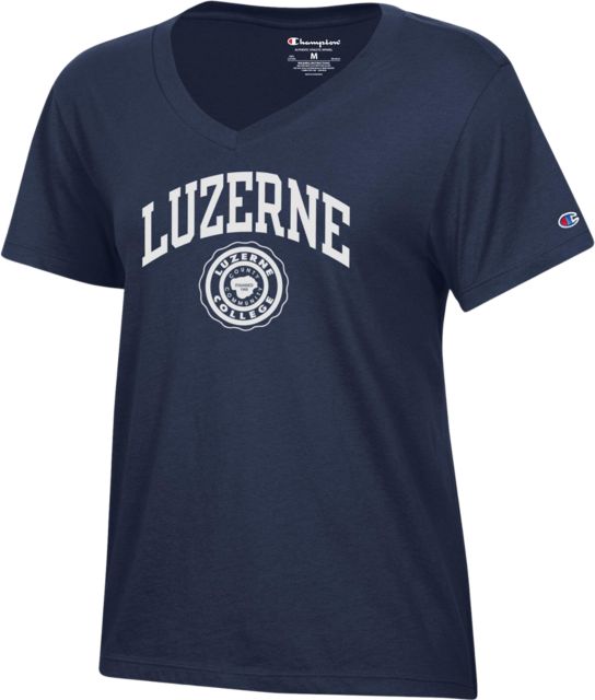 Luzerne County Community College Women's V-Neck Short Sleeve T-Shirt