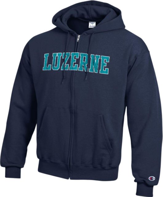 Luzerne County Community College Full Zip Hooded Sweatshirt