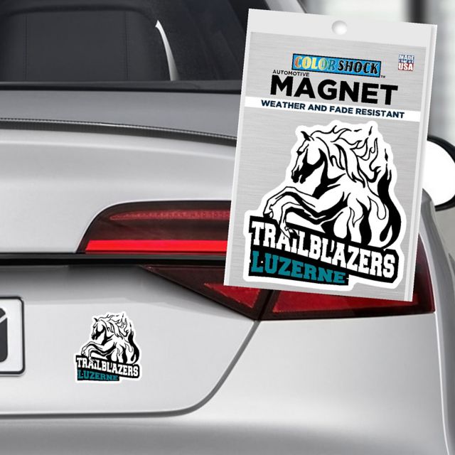 Luzerne County Community College Blaze 4" x 4" Magnet