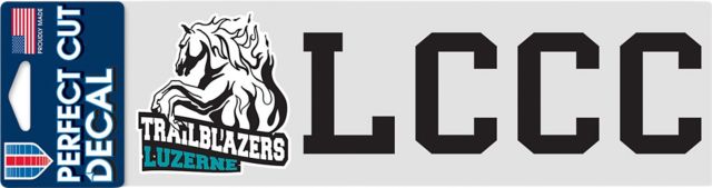 Luzerne County Community College 3'' x 10'' Perfect Cut Decal