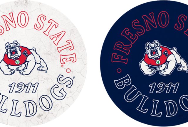 Fresno State Bulldogs Car Coaster - 2 Pack