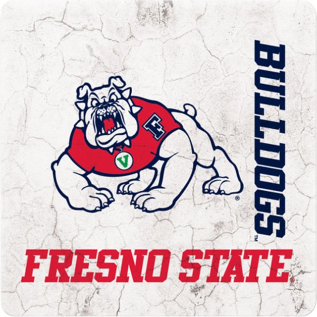 Fresno State Bulldogs 4x4 Coaster