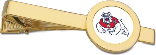 CSI Gold Tie Bar With Colored Medallian - ONLINE ONLY