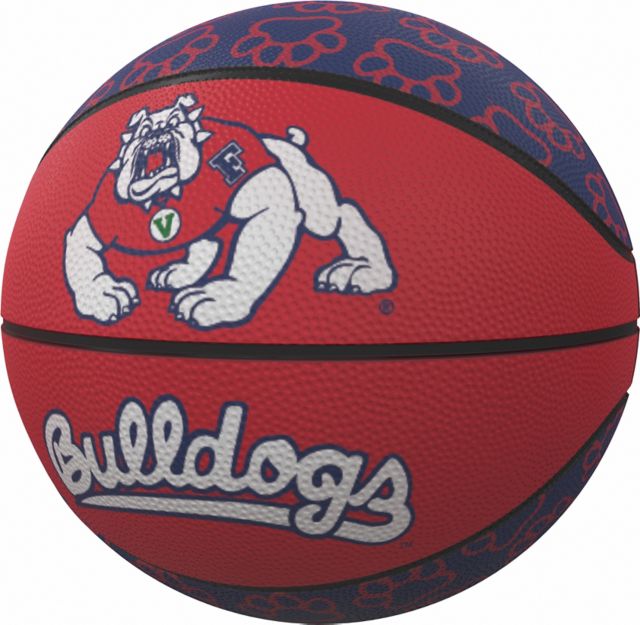 Fresno State Mini Rubber Basketball