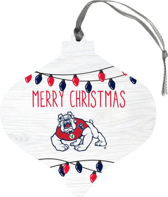 Fresno State Bulldogs Bulb Ornament