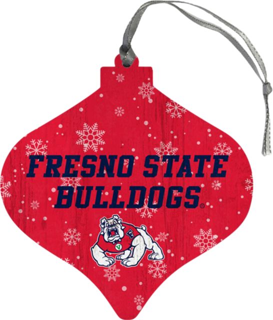 Fresno State Snow Bulb Ornament