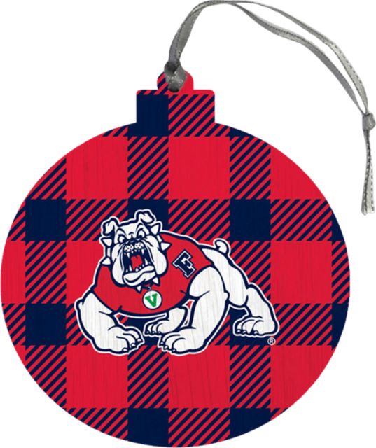 Fresno State Round Ornament