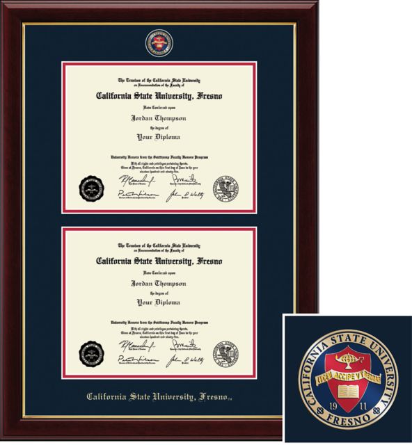Church Hill Classics Double Document, 8.5x11, Bachelors, Masters, Diploma Frame - ONLINE ONLY