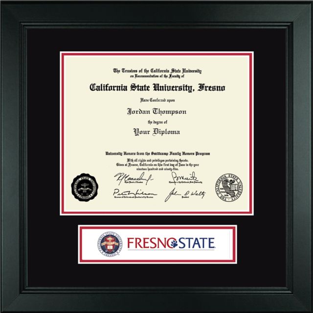 Fresno State Arena 8.5x11 Diploma Frame