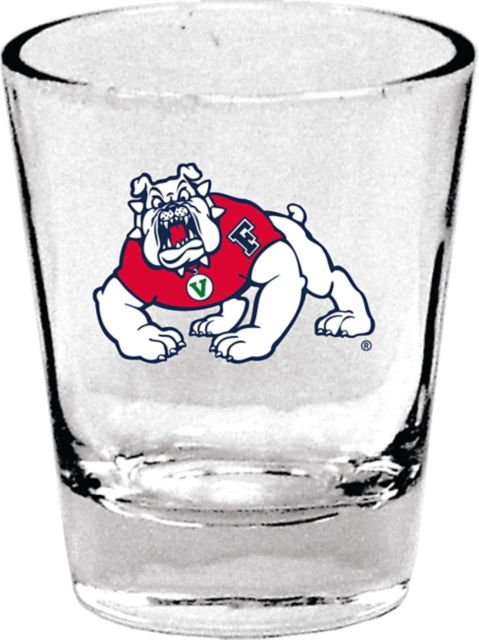 Fresno State Bulldogs 1.5 oz. Collector's Glass