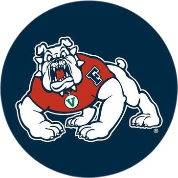 Fresno State Bulldogs 3'' Button