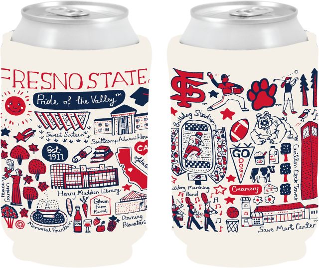 Fresno State Julia Gash Can Coozie