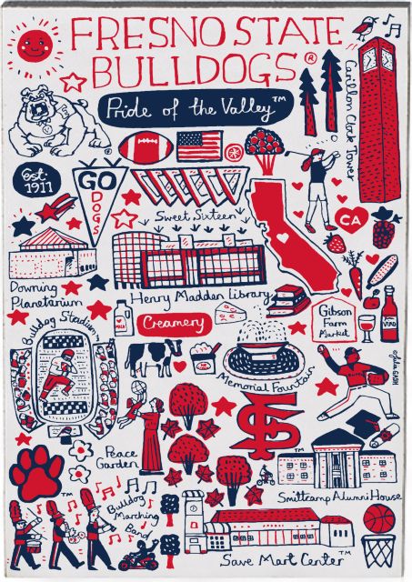 Fresno State Jumbo Magnet