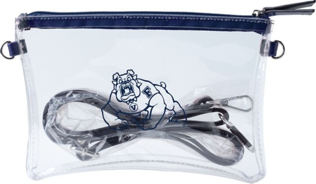 Fresno State Bulldogs Clear Crossbody Bag