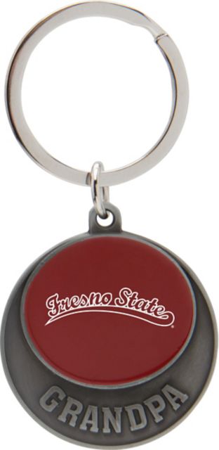 Fresno State Grandpa Keychain