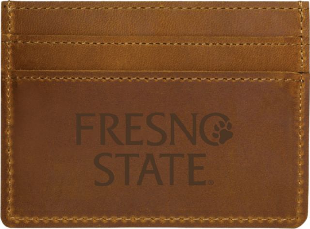 Fresno State Leather Card Holder