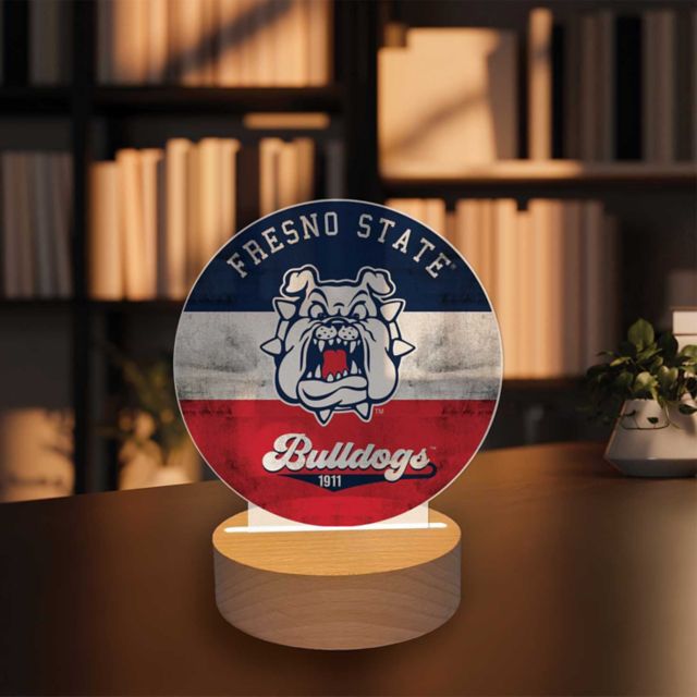 Fresno State Retro Circle Light