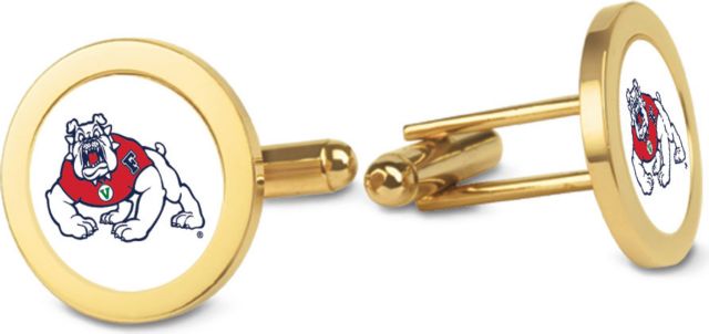 CSI Gold Cufflinks (Gift Boxed) With Colored Medallion - ONLINE ONLY