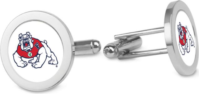 CSI Silver Cufflinks (Gift Boxed) With Colored Medallion - ONLINE ONLY