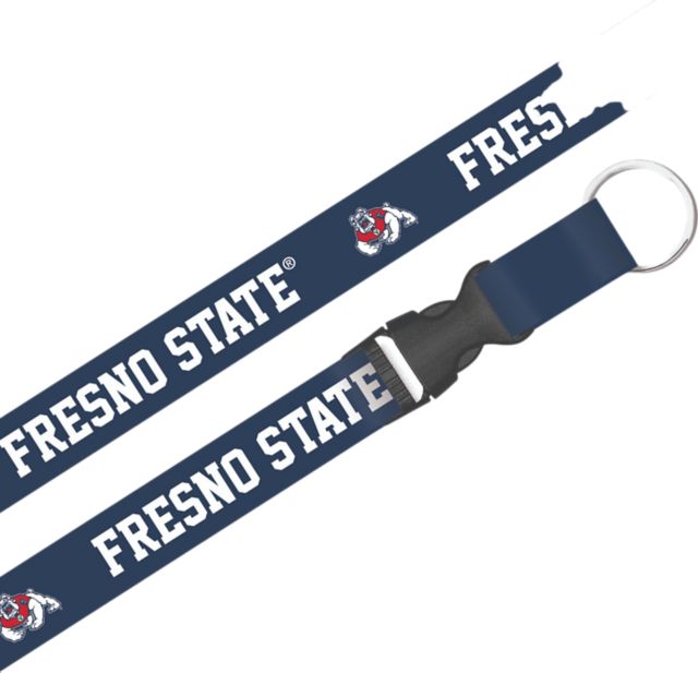 Fresno State Bulldogs Lanyard with Buckle