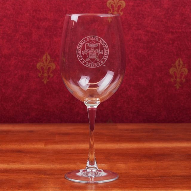 Fresno State 19 oz. Wine Glass