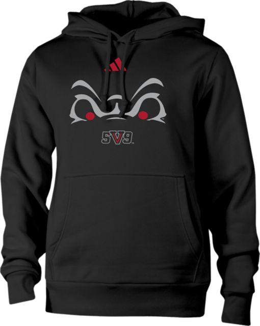 Fresno State Bulldogs Blackout Hooded Sweatshirt
