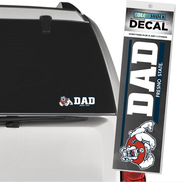 Fresno State Bulldogs Dad Decal
