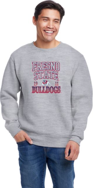 Fresno State Bulldogs Peace Crewneck Sweatshirt