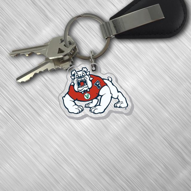 Fresno State Bulldogs Keychain
