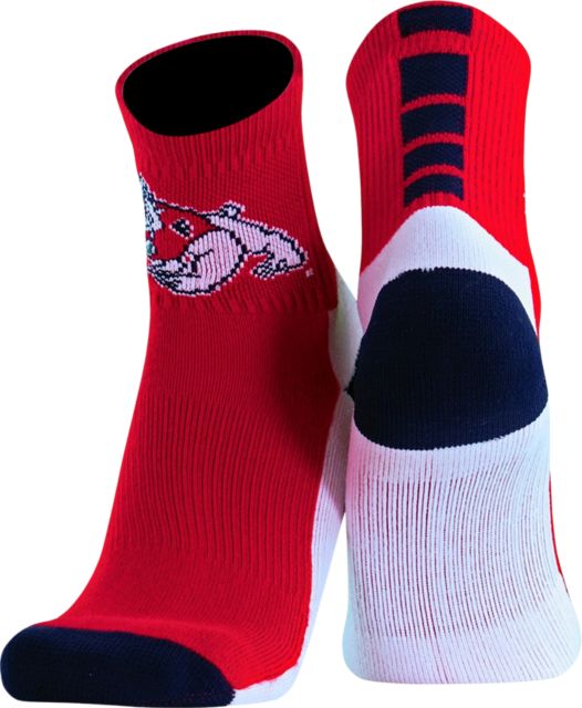 Fresno State Quarter Cut Socks