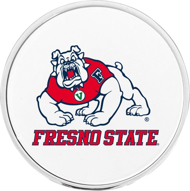 Fresno State Bulldogs Circle Adhesive Emblem
