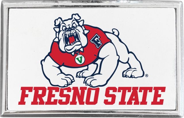 Fresno State Rectangle Adhesive Emblem