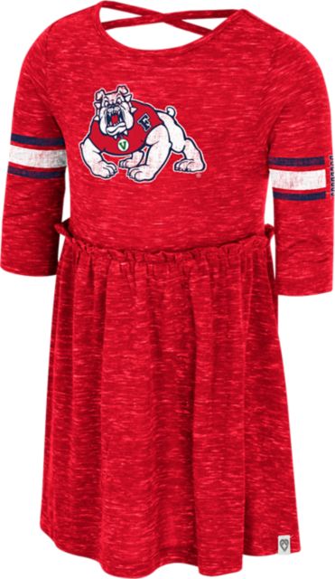 Fresno State Toddler Girl's Bulldogs 3/4 Sleeve Shirt