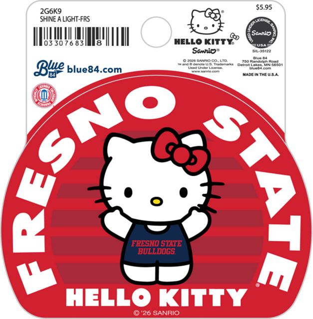 Fresno State Hello Kitty Full Size Sticker
