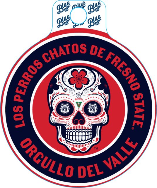Fresno State Sugar Skull Sticker