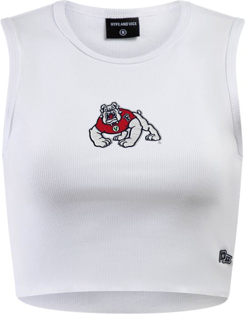 Fresno State Bulldogs Women's Cut Off Tank Top