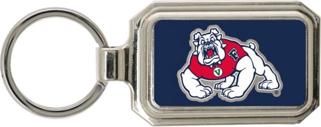 Fresno State Bulldogs Rectangular Keychain