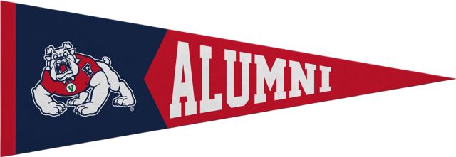 Fresno State 5x15 Bulldogs Alumni Pennant