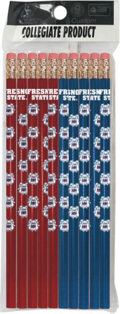 Fresno State #2 Pencil - 10 Count