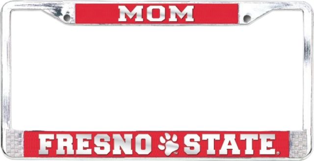 Fresno State Mom License Plate Frame